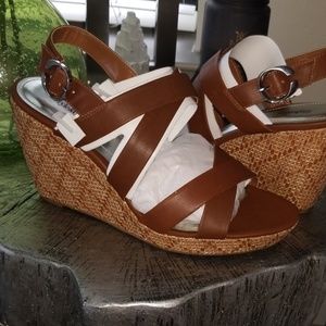 Tan Summer Wedge